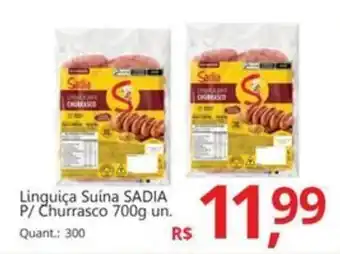 Supermercados Koch Linguiça Suína SADIA P/ Churrasco oferta