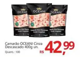 Supermercados Koch Camarão OCEANI Cinza Descascado oferta