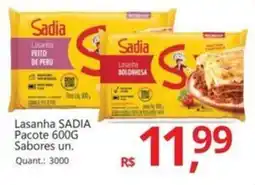 Supermercados Koch Lasanha SADIA Pacote Sabores un. oferta