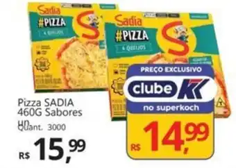 Supermercados Koch Pizza SADIA Sabores oferta