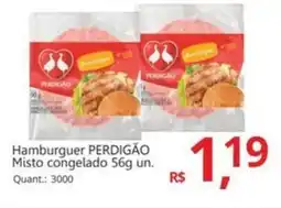 Supermercados Koch Hamburguer PERDIGÃO Misto congelado oferta