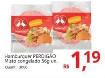 Supermercados Koch Hamburguer PERDIGÃO Misto congelado oferta