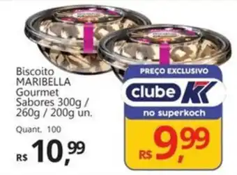 Supermercados Koch Biscoito MARIBELLA Gourmet Sabores oferta