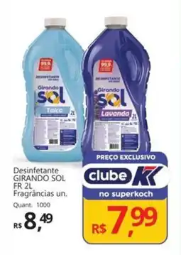 Supermercados Koch Desinfetante GIRANDO SOL FR Fragrâncias un. oferta