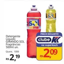 Supermercados Koch Detergente Líquido GIRANDO SOL Fragrâncias oferta