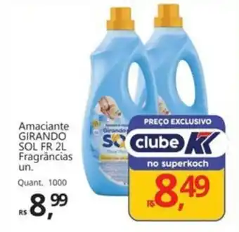 Supermercados Koch Amaciante GIRANDO SOL FR Fragrâncias oferta