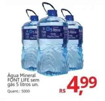 Supermercados Koch Água Mineral FONT LIFE sem gás oferta