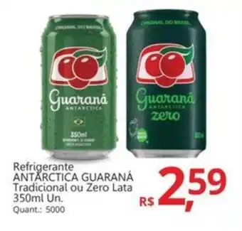 Supermercados Koch Refrigerante ANTARCTICA GUARANÁ Tradicional ou Zero Lata oferta