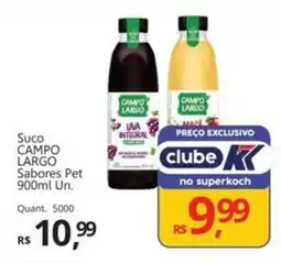 Supermercados Koch Suco CAMPO LAROO Sabores Pet oferta