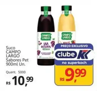 Supermercados Koch Suco CAMPO LAROO Sabores Pet oferta