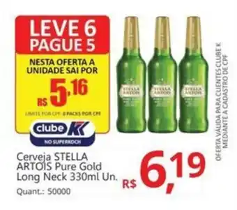 Supermercados Koch Cerveja STELLA ARTOIS Pure Gold Long Neck oferta