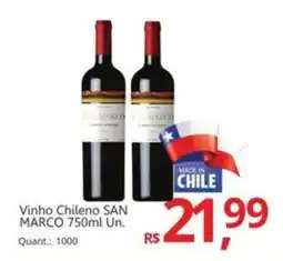 Supermercados Koch Vinho Chileno SAN MARCO oferta