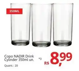 Supermercados Koch Copo NADIR Drink Cylinder oferta