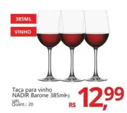 Supermercados Koch Taça para vinho NADIR Barone oferta