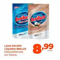 Fort Atacadista Lava-roupas líquido brilux fragrâncias oferta