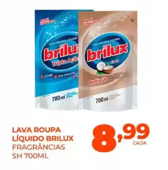 Fort Atacadista Lava-roupas líquido brilux fragrâncias oferta