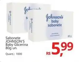 Supermercados Koch Sabonete JOHNSON'S Baby Glicerina oferta