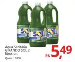 Supermercados Koch Água Sanitária GIRANDO SOL oferta