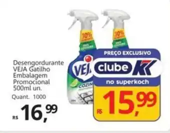 Supermercados Koch Desengordurante VEJA Gatilho Embalagem Promocional oferta