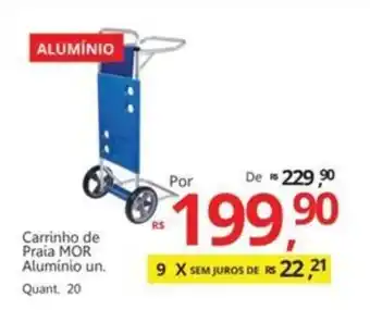 Supermercados Koch Carrinho de Praia MOR Alumínio un. oferta