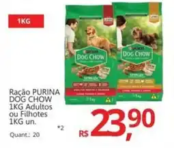 Supermercados Koch Ração PURINA DOG CHOW Adultos ou Filhotes oferta