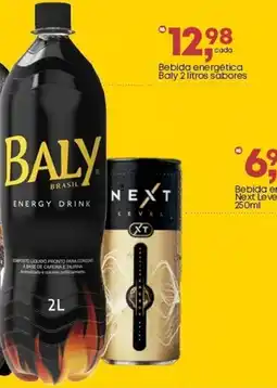 Frangolândia Bebida energética Baly sabores oferta