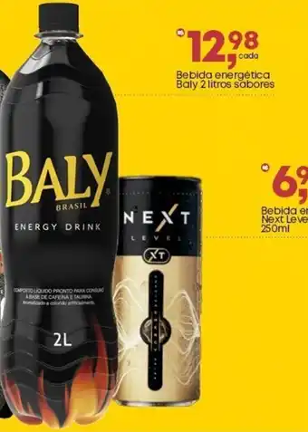 Frangolândia Bebida energética Baly sabores oferta