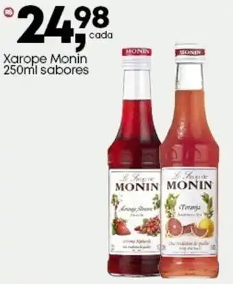 Frangolândia Xarope Monin sabores oferta