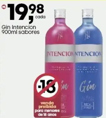 Frangolândia Gin Intencion sabores oferta