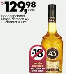 Frangolândia Licor espanhol Diego Zamora 43 Guarenta oferta