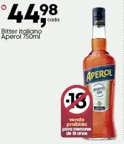 Frangolândia Bitter italiano Aperol oferta