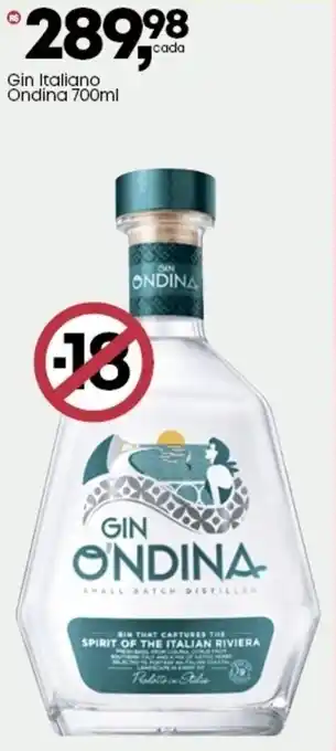 Frangolândia Gin Italiano Ondina oferta