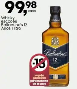 Frangolândia Whisky escocès Ballantine's 12 Anos oferta