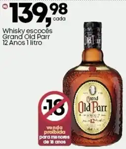 Frangolândia Whisky escocês Grand Old Parr 12 Anos oferta