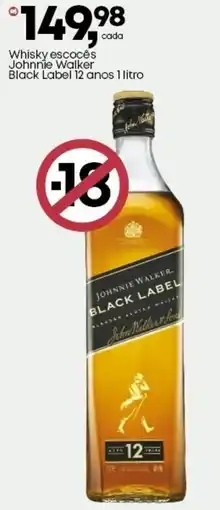 Frangolândia Whisky escocés Johnnie Walker Black Label 12 anos oferta