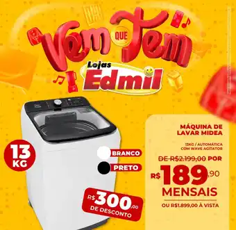 Edmil Máquina de lavar midea oferta