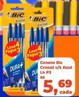 Supermercados Planalto Ceneta Bic Cristal oferta