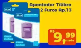 Supermercados Planalto Apontador Tilibra 2 Furos Ap.13 oferta