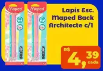 Supermercados Planalto Lapis Esc. Maped Back Architecte c/1 oferta