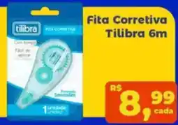 Supermercados Planalto Fita Corretiva Tilibra oferta