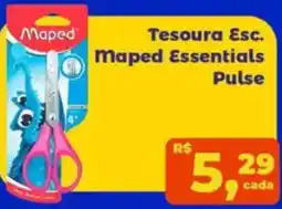 Supermercados Planalto Tesoura Esc. Maped Essentials Pulse oferta