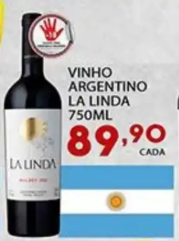 Supermercado Porecatu Vinho argentino la linda oferta