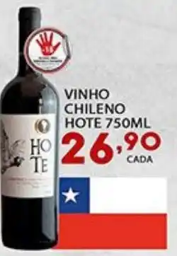 Supermercado Porecatu Vinho chileno hote oferta