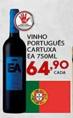 Supermercado Porecatu Vinho portugues cartuxa ea oferta