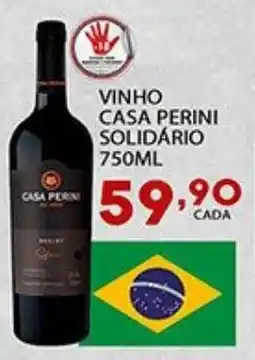 Supermercado Porecatu Vinho casa perini solidário oferta