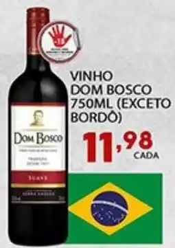 Supermercado Porecatu Vinho dom bosco oferta