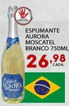 Supermercado Porecatu Espumante aurora moscatel branco oferta