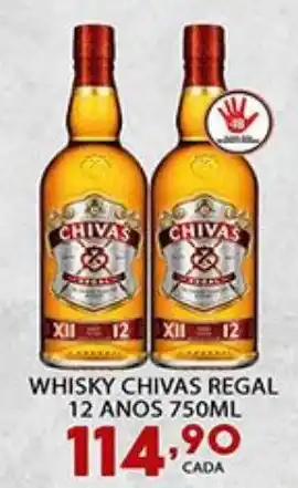 Supermercado Porecatu Whisky chivas regal 12 anos oferta