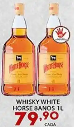 Supermercado Porecatu Whisky white horse 8anos oferta