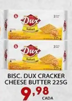 Supermercado Porecatu Bisc. dux cracker cheese butter oferta